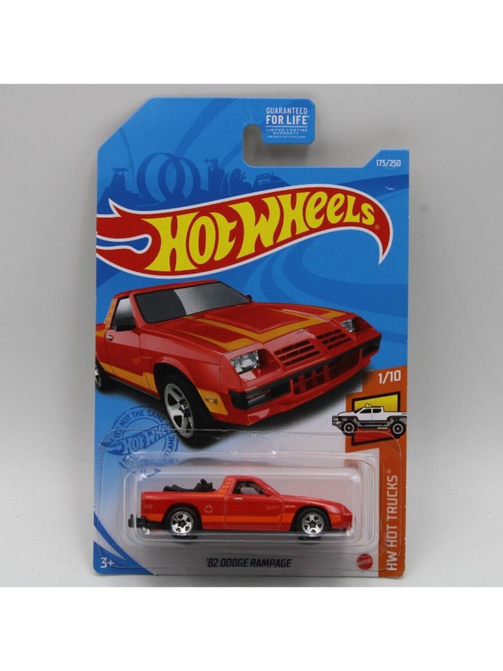 Hot Wheels '82 Dodge Rampage Red 2021 HW Hot Trucks 1/10 175/250